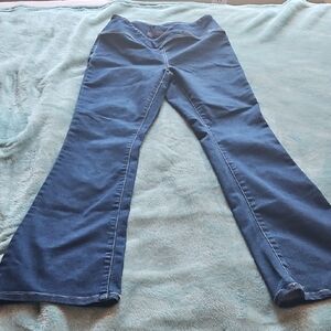 Classic Blue Flare Wide Leg Jeans